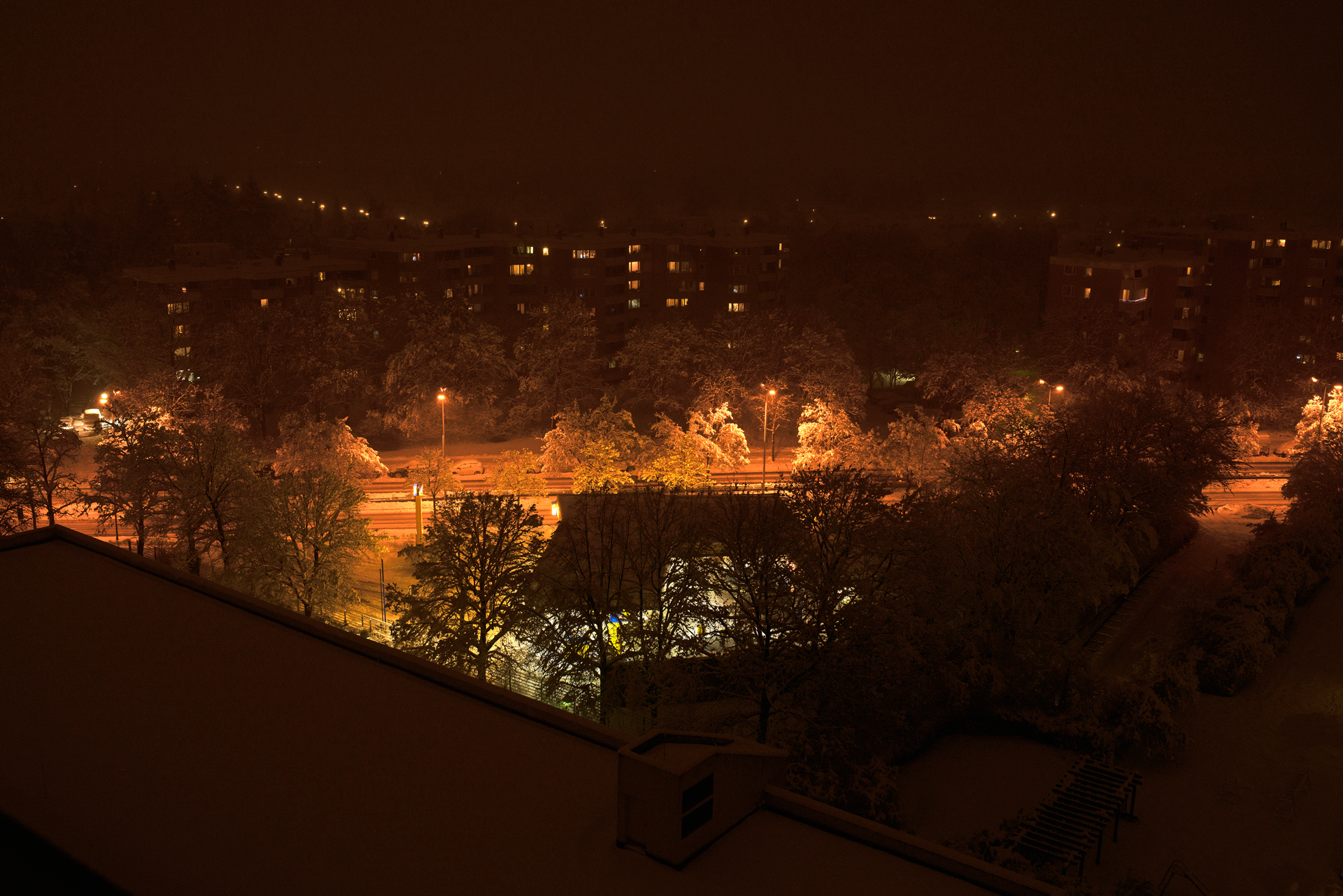 03.02.2019 - Schnee in Neuperlach und am Marx-Zentrum