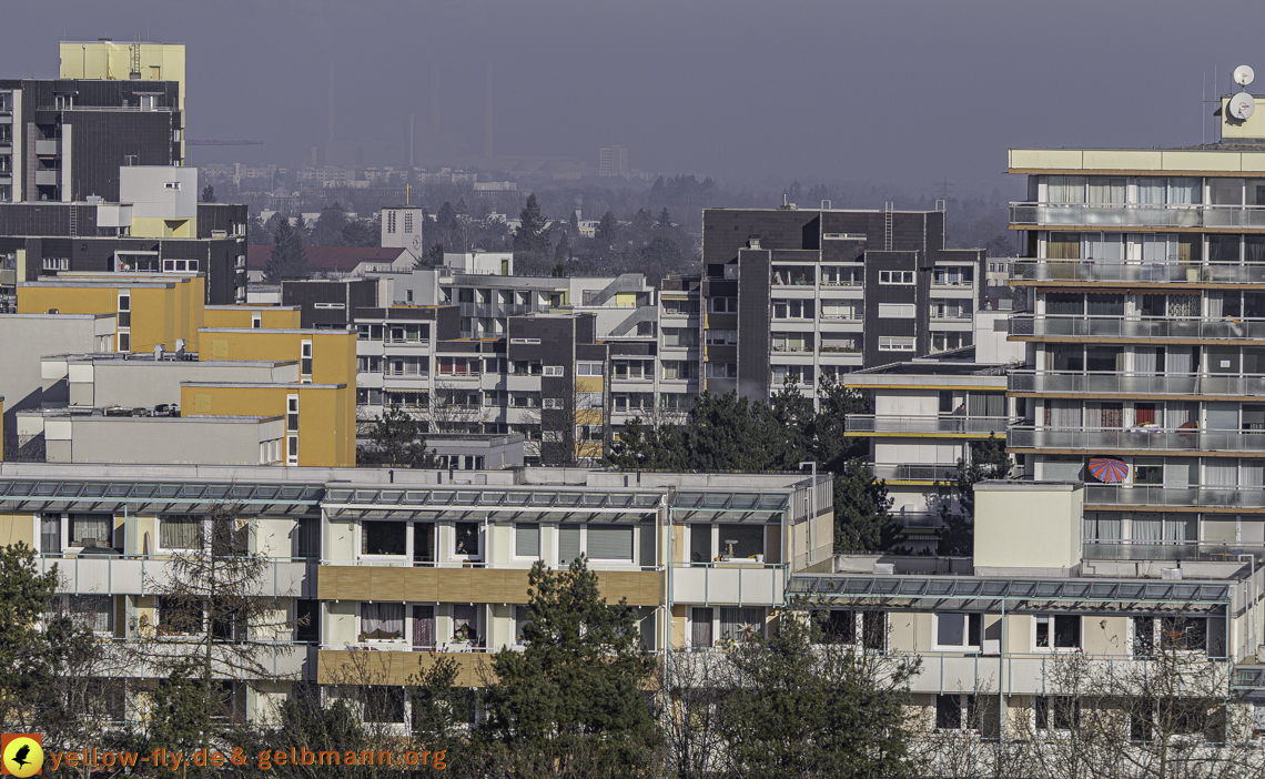 19.01.2025 - das Marx-Zentrum und Wohnanlage am Karl-Marx-Ring in Neuperlach